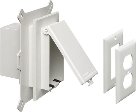 arlington electrical box for siding|Arlington exterior outlet boxes.